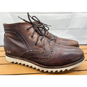 BED STU Z3054 Tole Wingtip Brown Chukka Boots Size 10